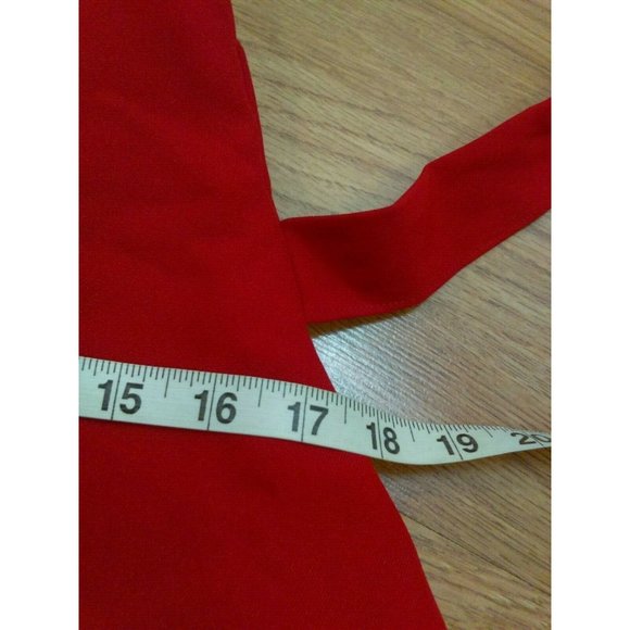 ABC KIDS USA Red & White Formal Spaghetti Layered with Lining Dress Youth Sz 12 - Picture 7 of 12